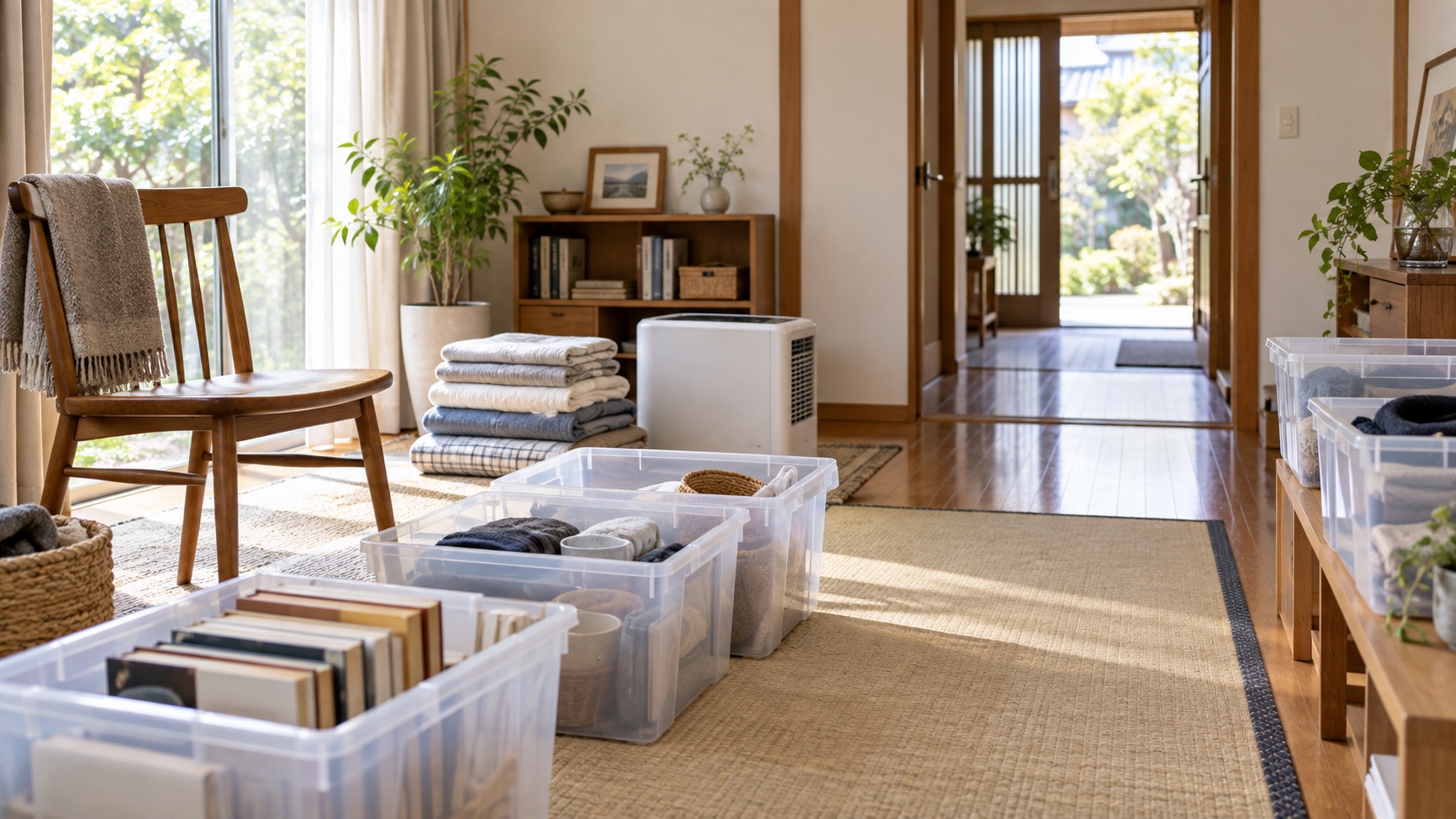 実家じまいの家財を再利用・粗大ごみ・持ち込みに分けるテーマ画像